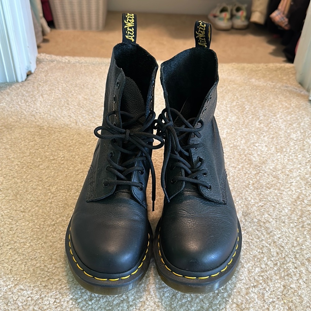 Black lace up Dr. Martens